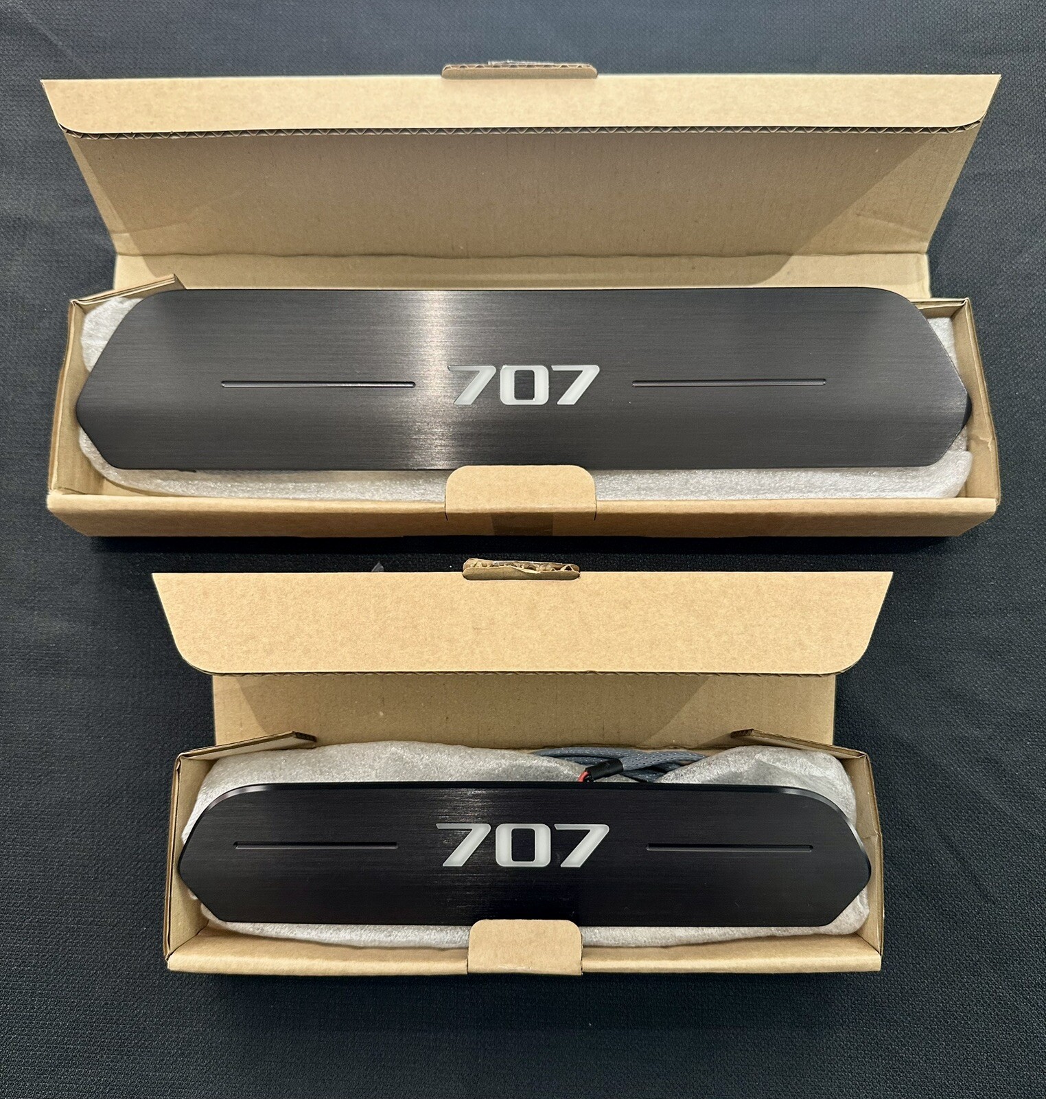 New Genuine OEM Aston Martin DBX  707 Illuminated Tread Sill Plates. PY838010105