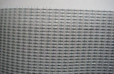 FENDER Silver Face Grill Cloth ( blue stripe ) 17"  high x 36" wide. USA made