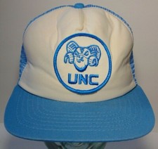 Vintage 1980s Michael Jordan Era North Carolina Snapback Trucker Hat MADE IN USA
