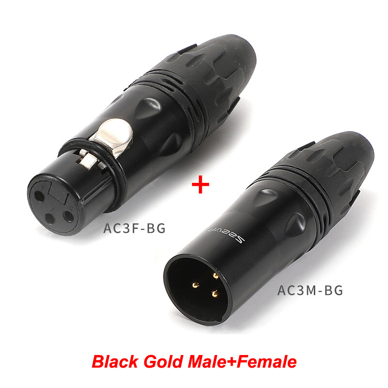 Lot De 4 Adaptateurs XLR Mâle-mâle/femelle-femelle - Coupleurs Professionnels Pour Matériel Audio