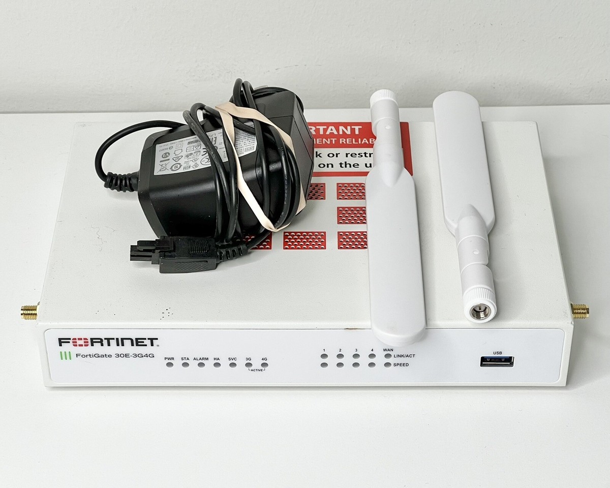 Fortinet FortiGate 30E-3G4G Wireless WAN UTM Module Firewall Fortinet FortiGate 30E-3G4G Wireless WAN UTM Module Firewall