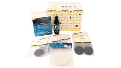 Mirka Glasschliff-Kit 77mm Polierset f. Glas Scheiben Politur Kratzerentfernung 
