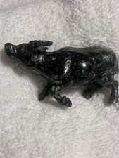 Hand Carved Stone Water Buffalo Statue