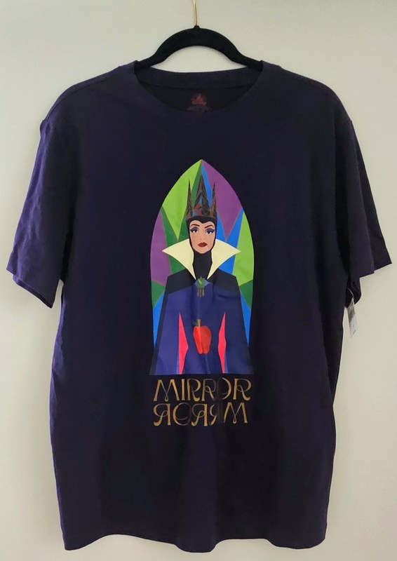 Disney Parks Evil Queen Mirror Mirror Short Sleeve T-Shirt  Adult M - NEW w/Tags