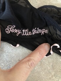 Womens Victorias Secret Sexy Little Things Thong Panties Size L Ruffle SLT 2008