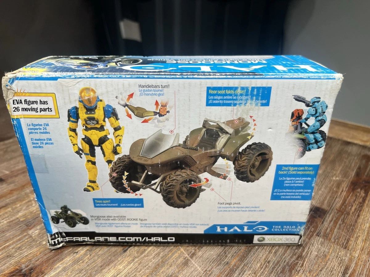 2010 McFarlane Toys Halo Mongoose Vehicle + Spartan EVA 5” Figure