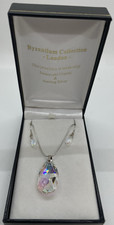 Byzantium Collection London Swarovski Jand Sterling Silver Jewellery Set #471