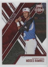 2017 Panini Elite Extra Edition Status Red Die-Cut 7/99 Moises Ramirez #165 0o9