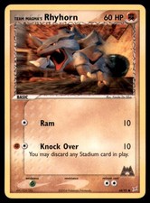 Team Magma's Rhyhorn 68 95 C Team Magma vs Team Aqua Pokemon MP on eBay