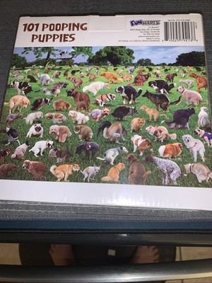 Sealed 1000 piece puzzle 101 pooping pups by fun wares Never Opened 27x19 