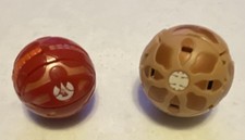 Bakugan Battle Brawlers lot of 2 Wormquake, and Pyrus Dragonoid.