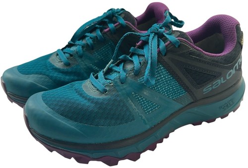 Salomon Trailster GTX Mens Blue Black Trail Running Hiking  display picture 1