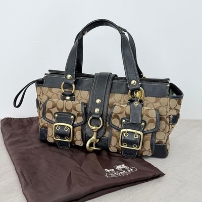 Coach 65th Anniversary Legacy Flap Turnlock Shoulder Bag Black