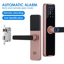 Tuya APP Electronic Smart Door Lock Fingerprint Card Password Key Home Security