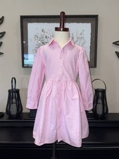 Polo Ralph Lauren Pony Cotton Shirtdress For Little Girls - Size 5