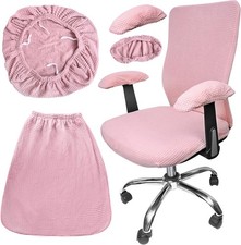 4 Pcs Office Chair Covers Set Computer Universal Protective Stretchable