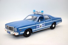 GreenLight 1/24 1978 Plymouth Fury Maine State Police Car Diecast Toy Models