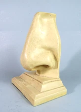 POP ART BIG NOSE BOOKEND Resin Sculpture C2C Designs 1980’s