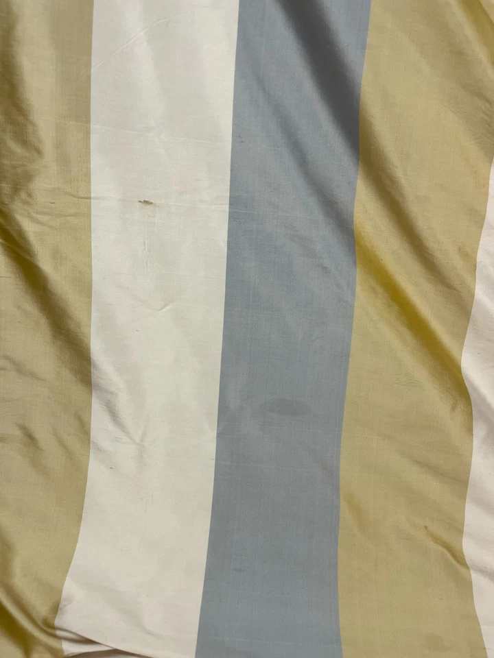 7 Pc Eastern Accents Striped Queen Duvet w/ 4 Shams & Pillows 101" x 85" (416) - Image 4 of 4