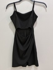 Little Black Dress Cutout Front Middle, Size S