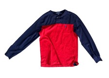 Polo Ralph Lauren Red Navy Boys Long Sleeve T-Shirt L 14/16