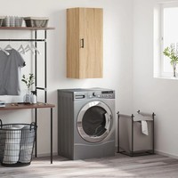 Wandschrank Sonoma-Eiche 34,5X34X90 Cm HäNgeschrank Nachbildung