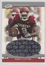 2005 SAGE Hit Auto Silver Mark Clayton #A9 Auto 0af