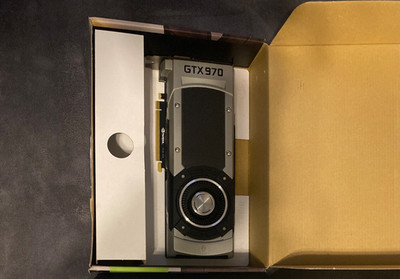 NVIDIA GeForce GTX 970 4GB used FOUNDERS EDITION