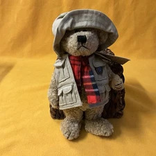 Boyds Bears Thayer Plush Fisherman Bear with tag 