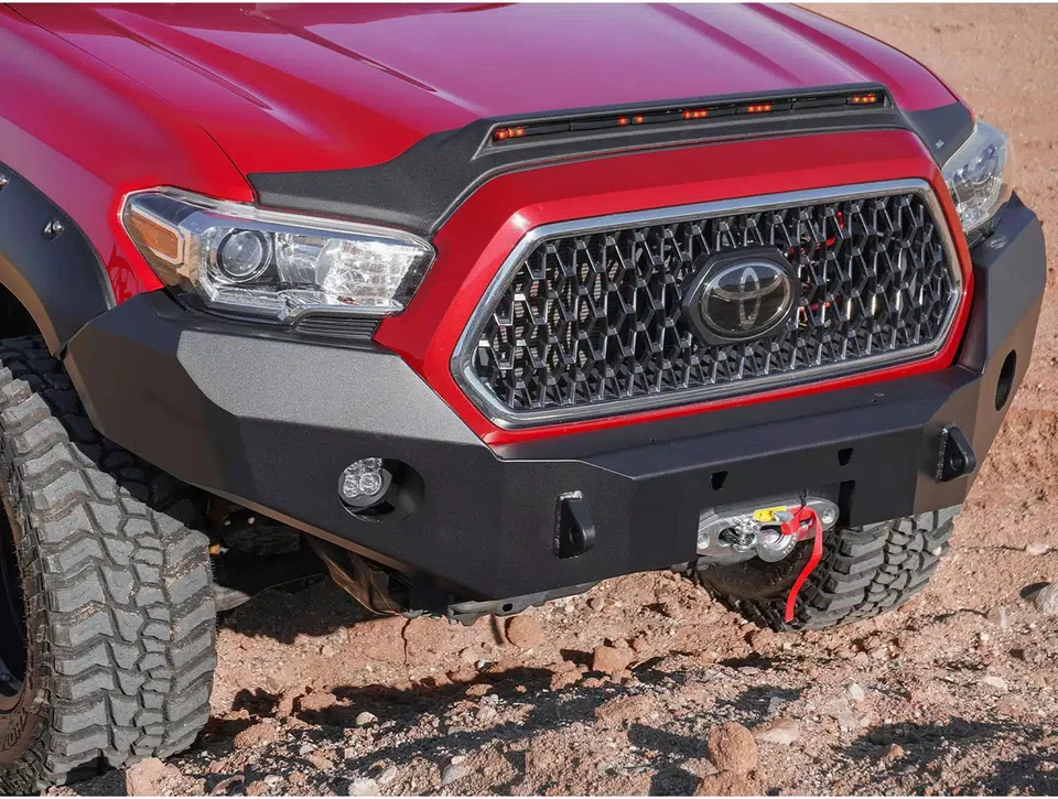 AVS Aeroskin LightShield Protector Fits 2016-2021 Toyota Tacoma Black Foto 4 de 4