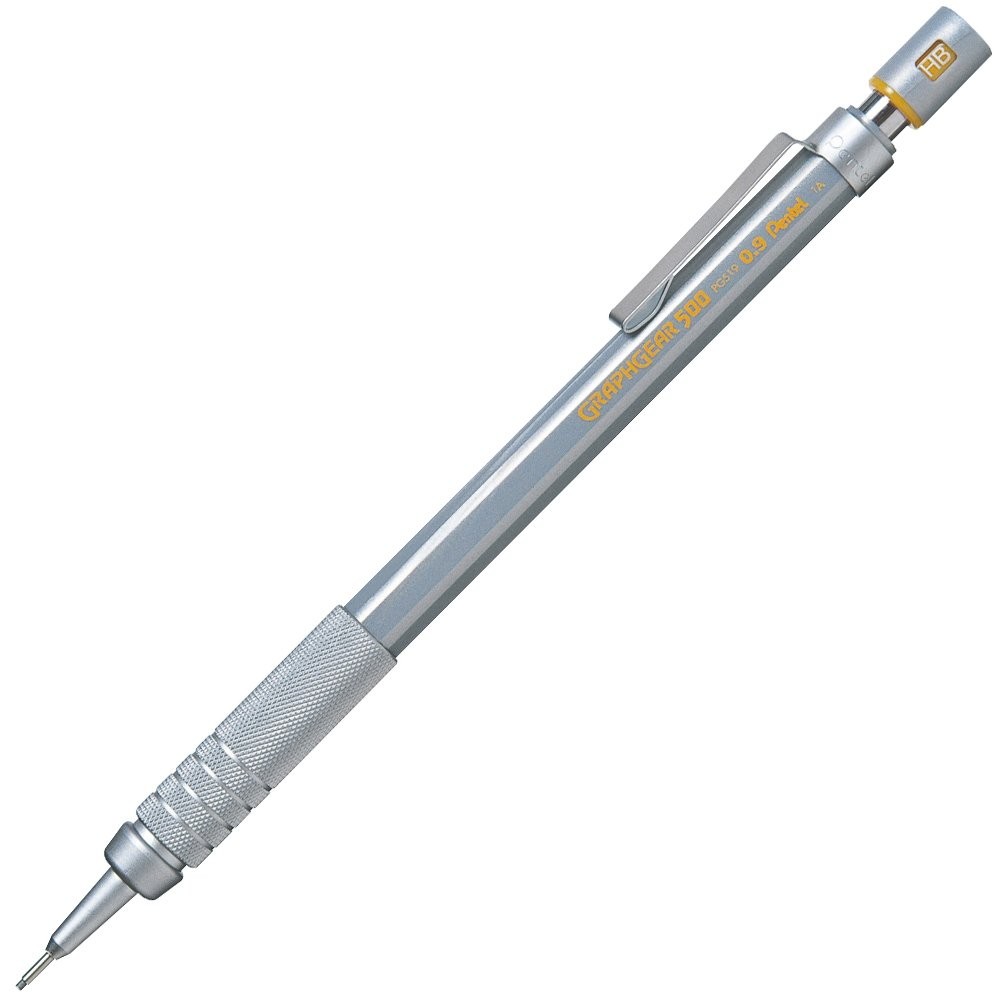 0.9mm Silver Drafting Writing Instrument