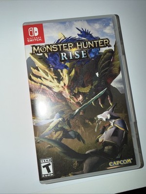 Monster Hunter Rise Nintendo Switch 2021 Cartridge And Case Working