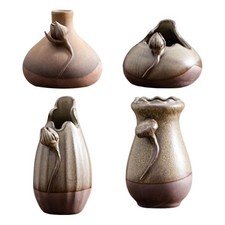 Ceramic Flower Vase Dried Flower Arrangement Minimalist Elegant Decorative Vase