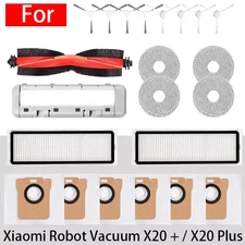 22PCS for Xiaomi Robot Vacuum X20 + / X20 plus Parts Accessories Main Side Brush