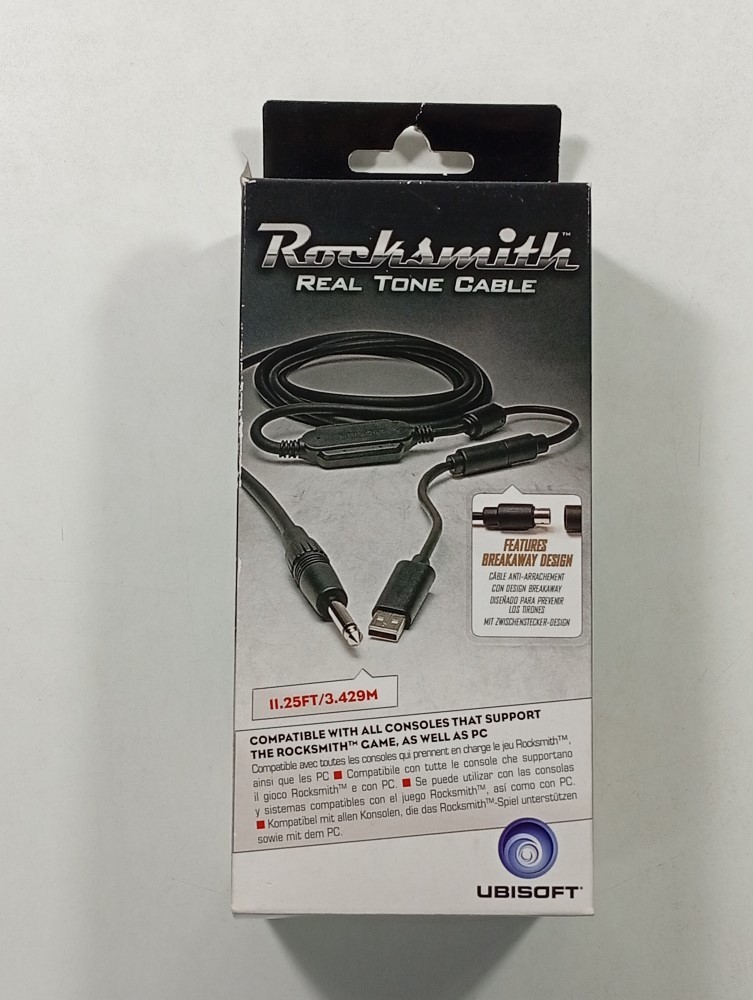 CABLE - REAL TONE CABLE ROCKSMITH SONY PLAYSTATION PS3-PC-X360 EURO NEUF - BRAN