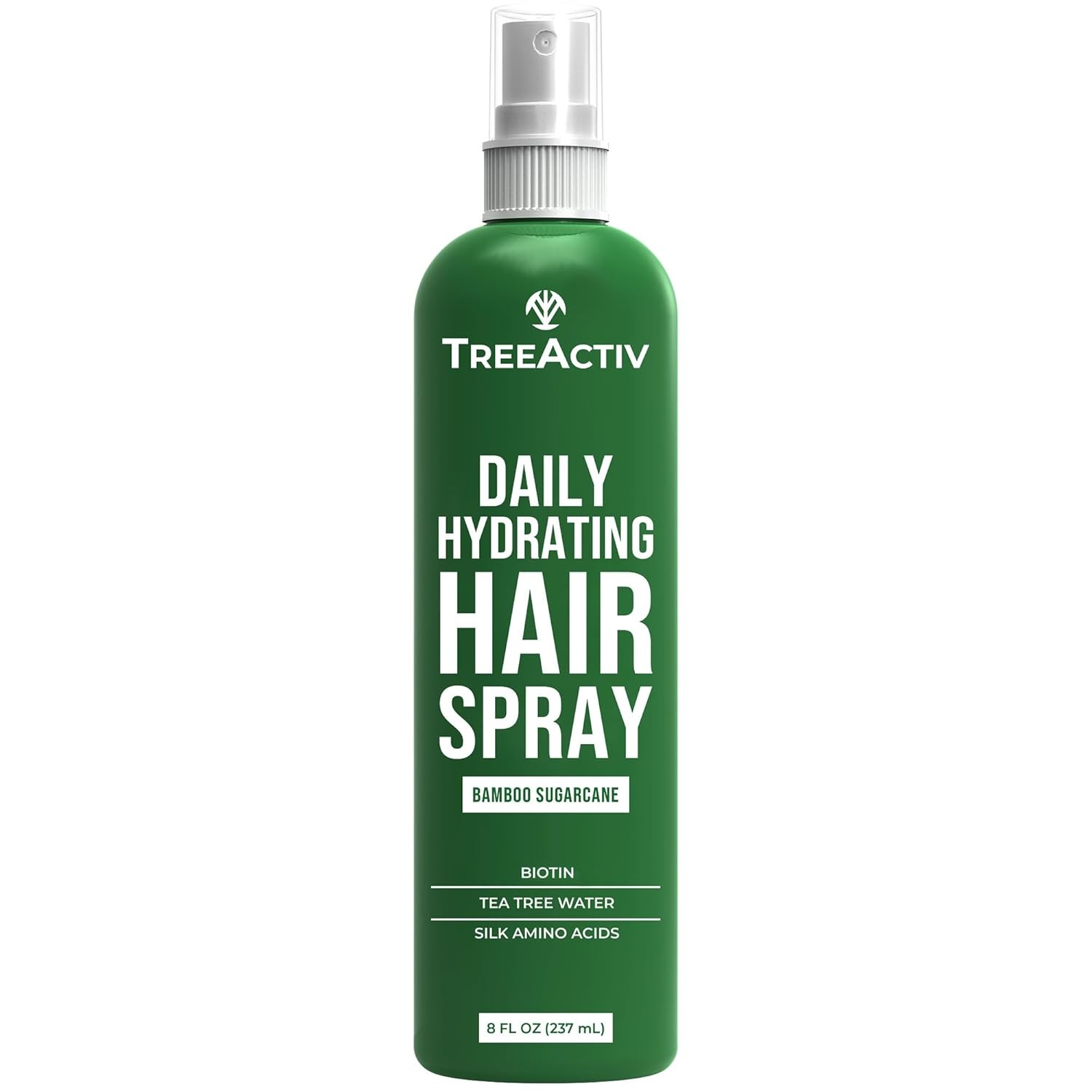 Spray sin enjuague TreeActiv para el crecimiento del cabello con aceite de argán biotina queratina 2000 aerosoles