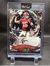 🔥GRAIL TRUE 1/1 SSP Color Match AUTO Fernando Mendoza Heisman Indiana Hoosiers