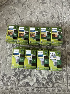 9er Set Philips LED GU10 UltraEfficient   Energieklasse A   NEU