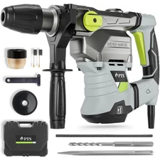 PTS 1-9/16 Inch SDS-Max Rotary Hammer, 13.5 Amp Heavy Duty 3 Functions Corded...