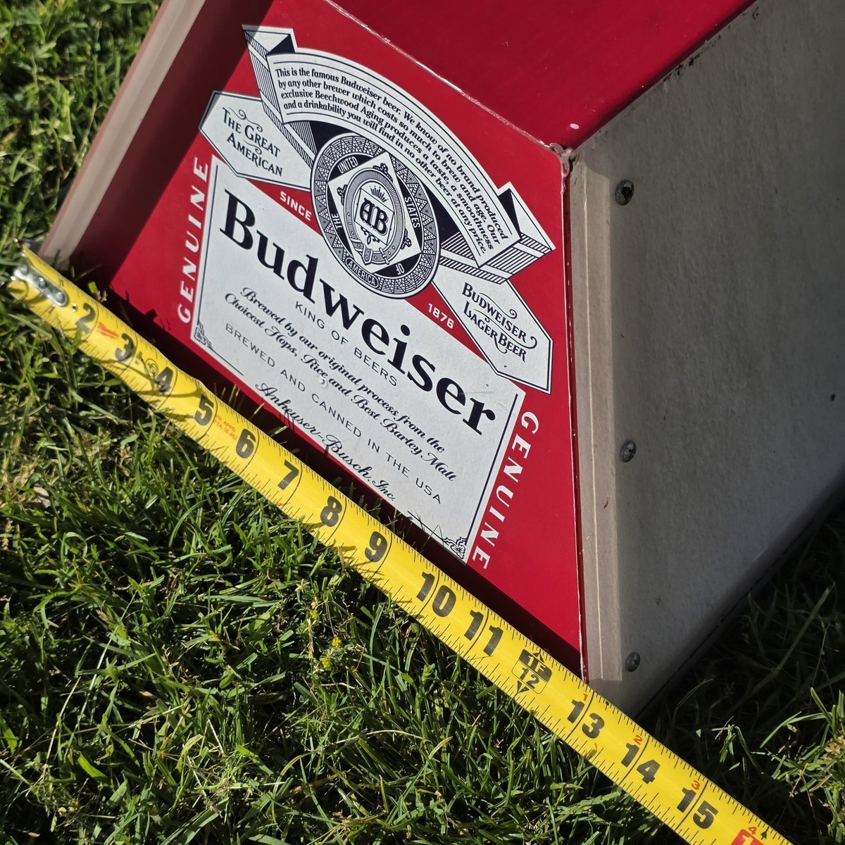 Vintage Budweiser Pool Table Light Bar Anheuser Busch Beer Brand