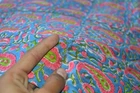 NO TARRIF CHARGES 100%✅ZK_223 Hand Block Print Fabric 100%Cotton 2 Yard..