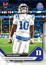 *PRE SALE* Darian Mensah  Duke Blue Devils MVP 2025-26 Bowman U NOW® Card 59.