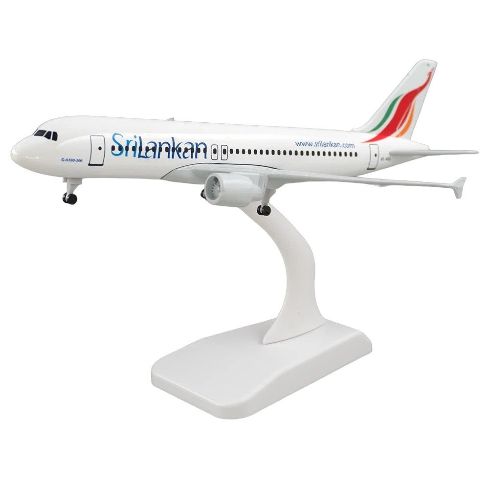 SriLankan Airbus A320 Diecast Metal Aircraft Model Plane Gift - 1/350 Scale