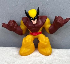 Heroes of Goo Jit Zu Marvel X Men Wolverine Action Figure Yellow Squishy Moose