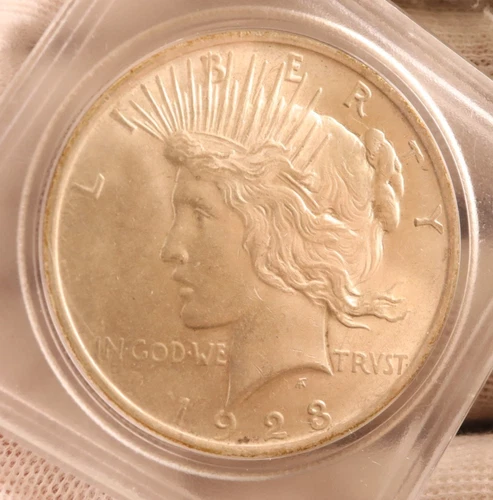 1923 Peace Silver Dollar - Beautiful BU - Super Appearance & Details (#UV01-149)