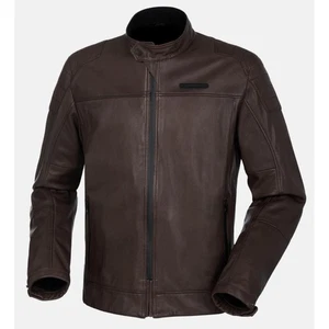 Tucano Urbano Pel 2G Leather Motorcycle Jacket Goatskin Brown