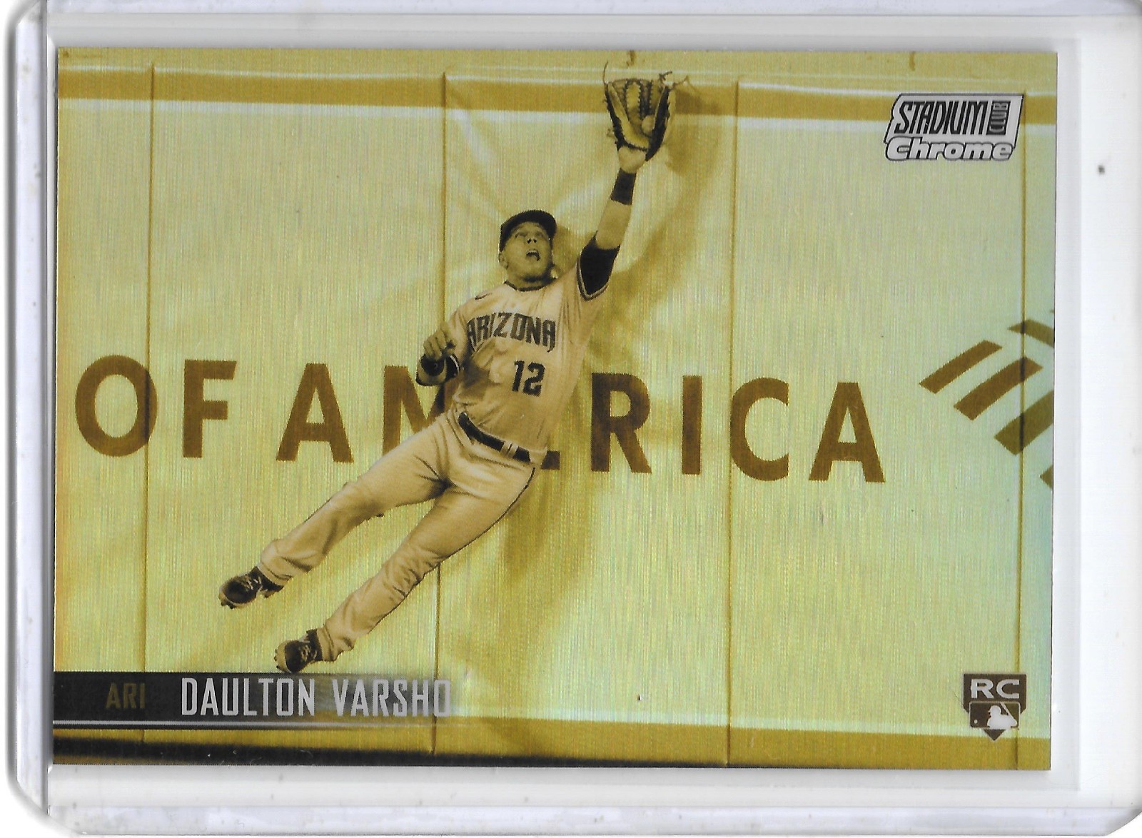 2021 Topps Stadium Club Chrome DAULTON VARSHO GOLD MINTED RC SP BLUE JAYS!