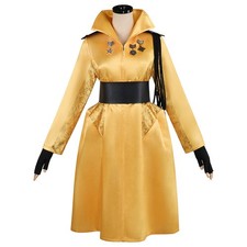 Drusilla Yellow Dress Cosplay Costume Outfit Halloween Carnival Fancy Suit