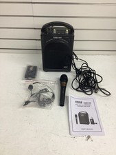 Pyle Portable PA Speaker  Microphone System - FM Stereo Radio