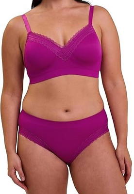 Sans Complexe Comfort Line AGATHE SET Bralette BH Gr.M SLIP in L  Fuchsia pink